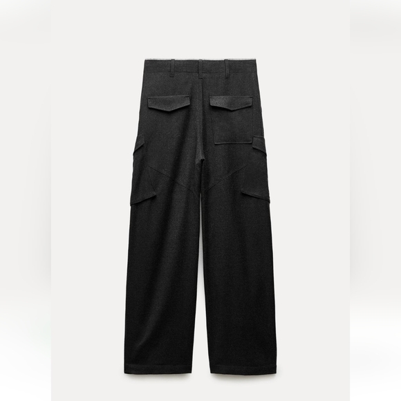 BNWT! Zara wool cargo pants ZW Collection - Picture 5 of 6